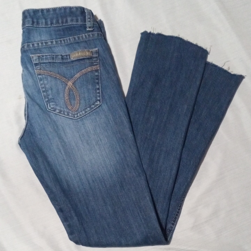 Calvin Klein Blue Straight Leg Denim Jeans